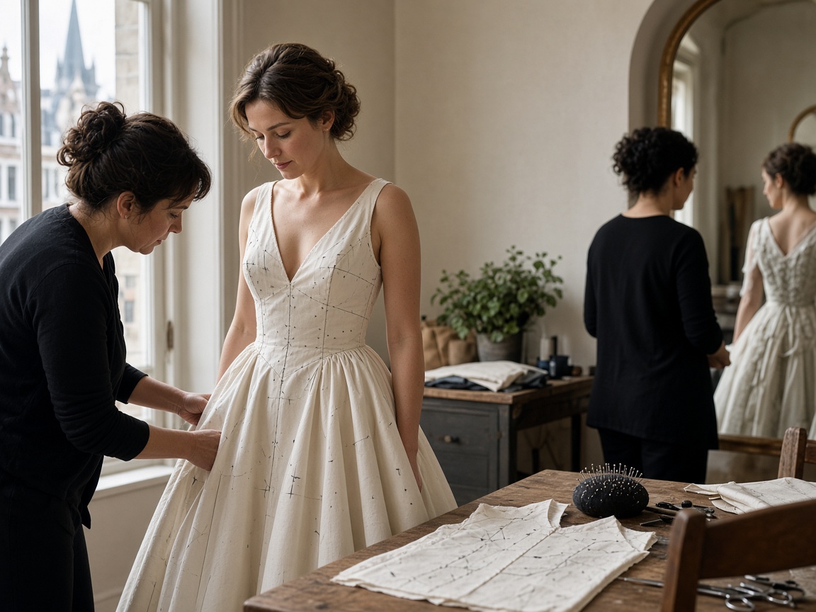 Bridal fittings at Primeroad Atelier